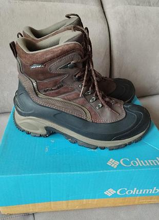 Черевики columbia зимові з мембраною omni-tech коричневі