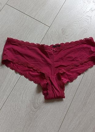 Розовые трусики ажурные трусы вьющиеся m м 10 38 46