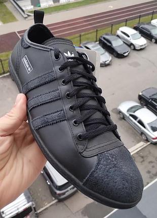 Мужские кожаные кроссовки adidas plimsalao