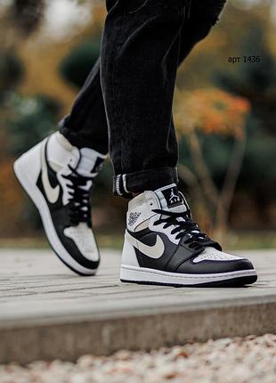 Высокие кроссовки из натуральной кожи nike
