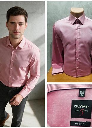 Olymp,класична бавовняна сорочка modern fit 15.5/39 преміальної якості
