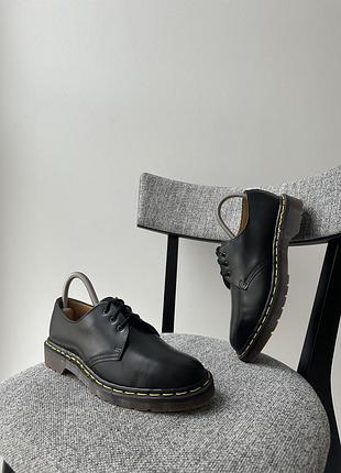 Класичні чорні вінтажні ботинки чоботи взуття черевики dr martens 1461