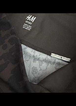 Лосіни з принтом h&m sport 2