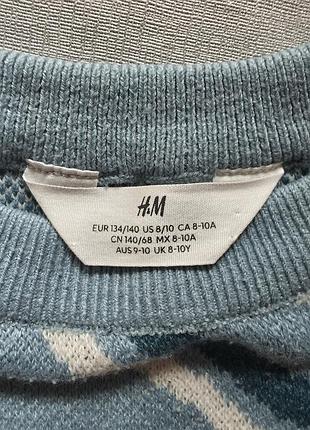 Стильный вязаный свитер h&amp;m для девочки 4