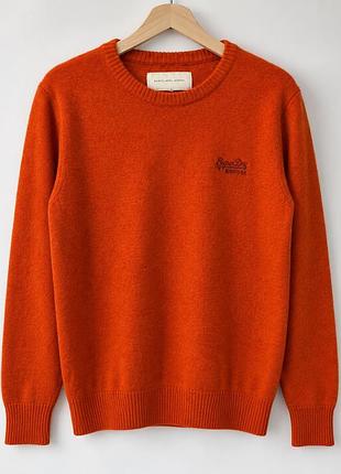 Вовняний светр superdry m 2