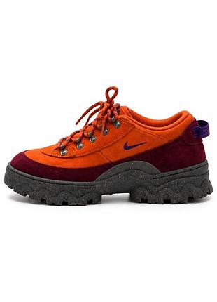 Чоботи кросівки nike помаранчеві
