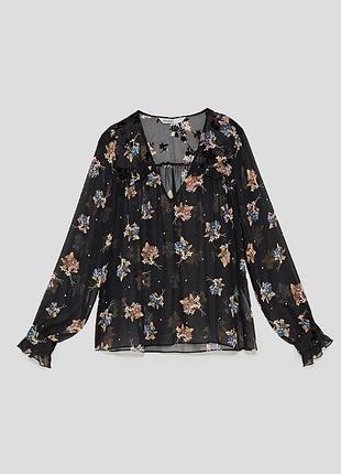 Легка вільна блузка zara