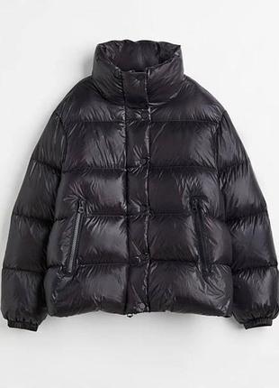 Жіночий пуховик h&m premium selection чорний s