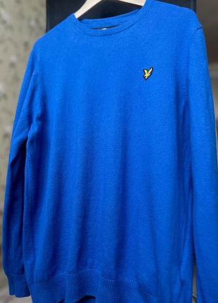 Чоловічий светр lyle & scott, бавовна/шерсть 2