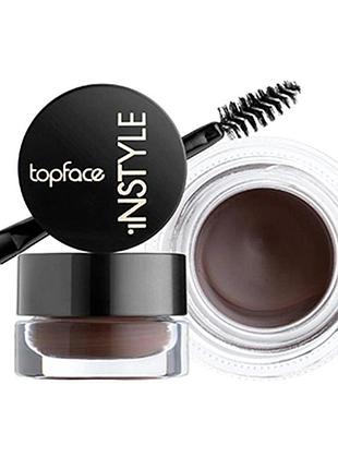 Гель-помадка для бровей topface pt551 №4 chocolate, 3.5 г (8681217221628)