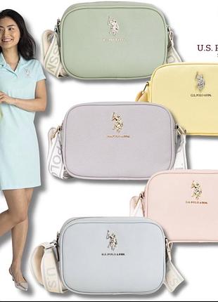 Крос-боді для жінок u.s. polo assn. жовта