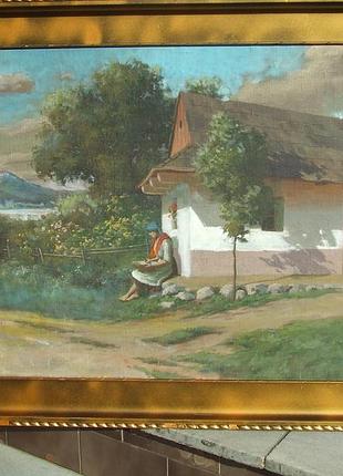 Австро- венгрія szоntagh geza 1841-1891 рр. роз. 80х60 см. п.о.    1885 рр.