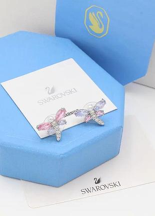 Сережки для жінок swarovski метелик
