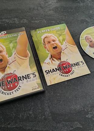Диск shane warne`s cricket test (dvd game)