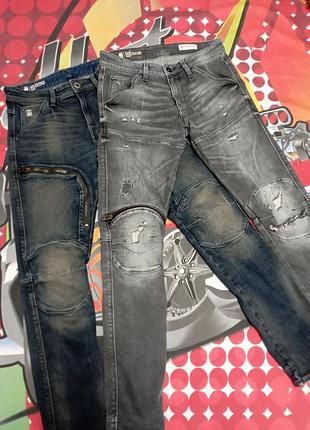 Джинси g-star raw 5620 3d zip knee skinny restored denim крутяк !!