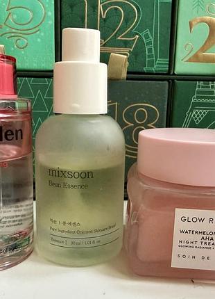 Сиворотки glow recipe watermelon glow aha night treatment torrident cellmazing pore perfecting ampoule mixsoon bean essence