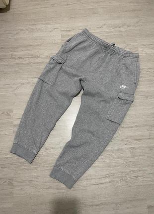 Спортивні штани nike карго сірі