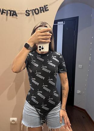 Боді футболка в монолого puma ххс-с