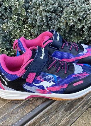 Kangaroos оригінальні фірмові легенькі дитячі кросівки на липучках 32р.