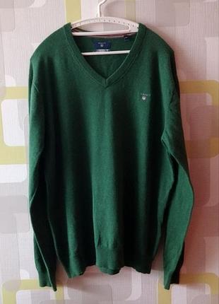 Чоловічий светр gant зелений 7