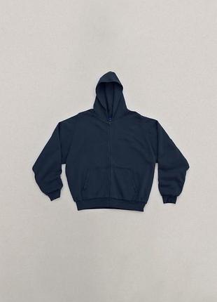 Новая худи yzy x gap (yeezy yzy gap zip up  hoodie navy ) с америки xl