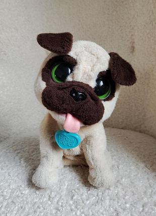Детская интерактивная игрушка песик furreal friends мопс джей-джей (jj, my jumpin' pug) hasbro