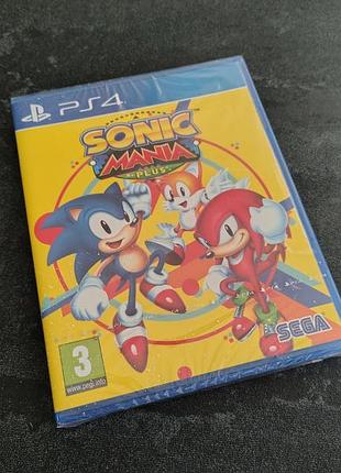 Диск sonic mania plus (playstation 4)