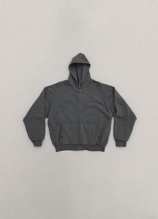 Новая худи yzy x gap (yeezy yzy gap zip up  hoodie dark grey) с америки xl