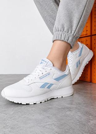 Кросівки reebok жіночі, розмір 37,5, білі, шкіра