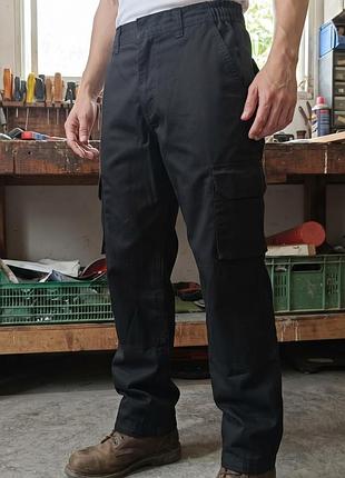 Чорні робочі штани карго ørn workwear