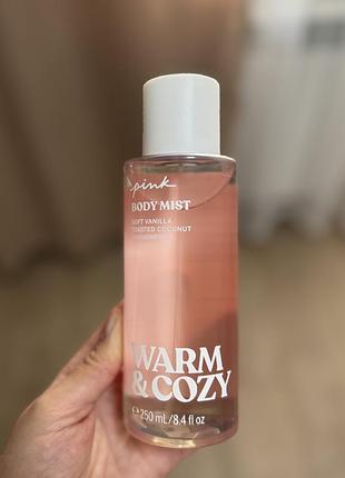 Парфумований міст для тіла victoria’s secret pink warm & cozy 250 мл