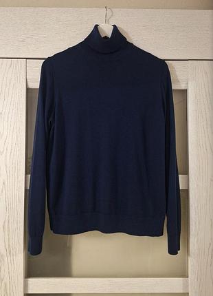 Водолазка marks & spencer з мериносової вовни синя