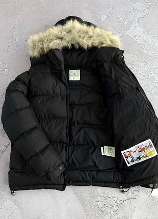 Куртка moncler пух с натуральным лоським хктром