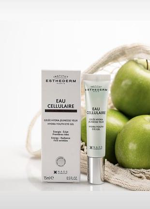 Зволожувальний гель для шкіри навколо очей eau cellulaire hydra-youth eye gel institut esthederm