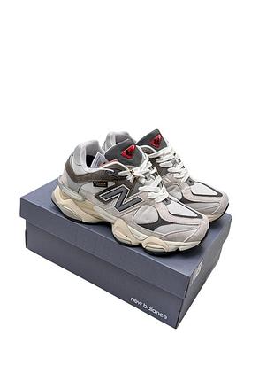 Термо кросівки new balance 9060 сіро-бежеві (унісекс)