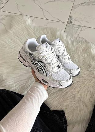 Кросівки asics gel-nyc white grey  арт 5101