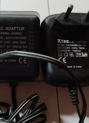 Блок живлення 9v / 1a (ас-переменка)