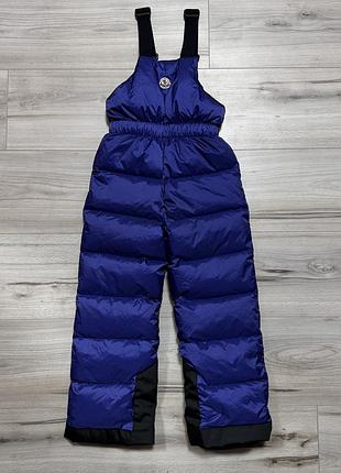 Детский пуховый комбинезон полукомбинезон монклер moncler salopette ski, 6y (6 лет), оригинал