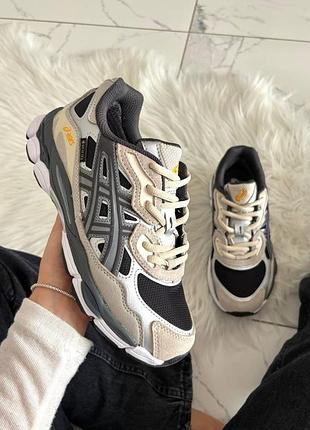 Asics gel-nyc beige silver black gore-tex termo