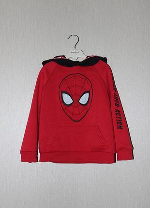 Marvel spiderman худі оверсайз на флісі на хлопчика 4-5 років (110см)