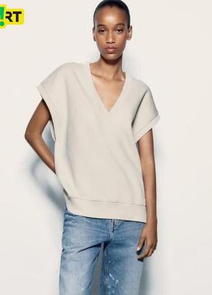 Жилет жіночий zara бежевий