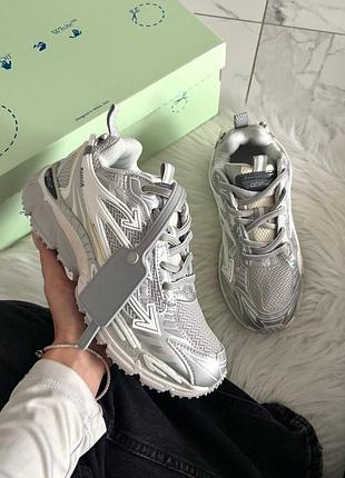 Off-white be right grey silver