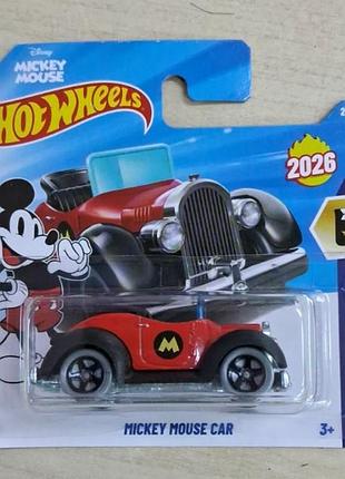 Машинка hot wheels disney mickey mouse car