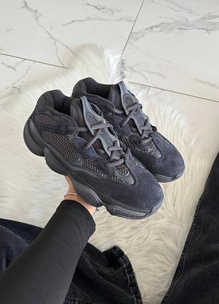 Кросівки adidas yeezy boost 500 utility black  арт 1104