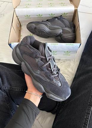 Кроссовки adidas yeezy boost 500 utility black арт 1104