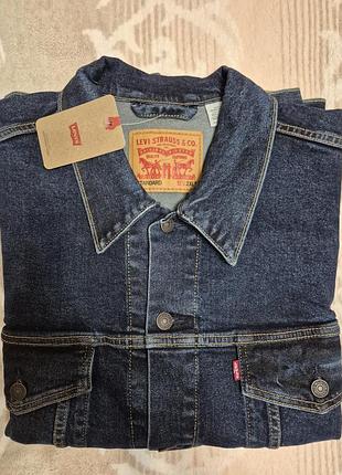 Levi's куртка джинсова, blue denim, standard, size: 2xlt, нова