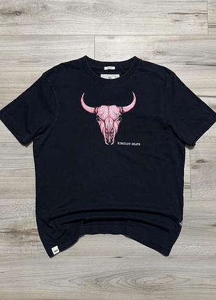 Футболка кінгслі хіт kingsley heath african luxury nguni skull muscle fit, l, оригінал