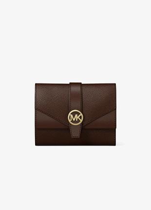 Женский кожаный кошелек greenwich michael kors в подарочной коробке