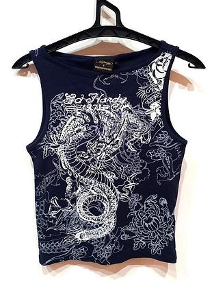 Майка urban outfitters ed hardy dragon graphic tank, размер s