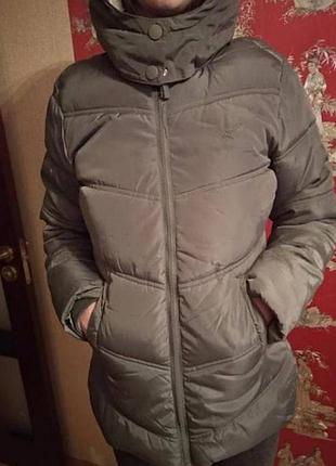 Куртка еврозима с капюшоном h&m
